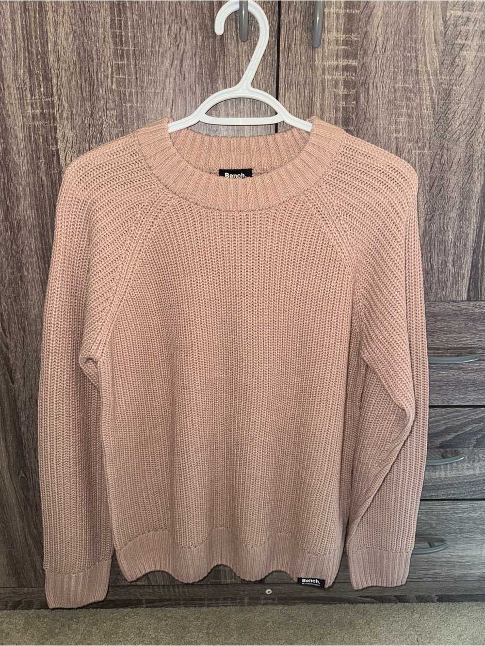 Bench Women's Crewneck Sweater in Dusty Rose